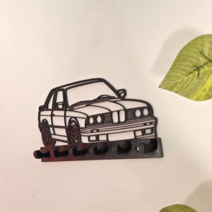 BMW E30-Inspired Car Wall Key Holder | 3D Printed Key Organizer