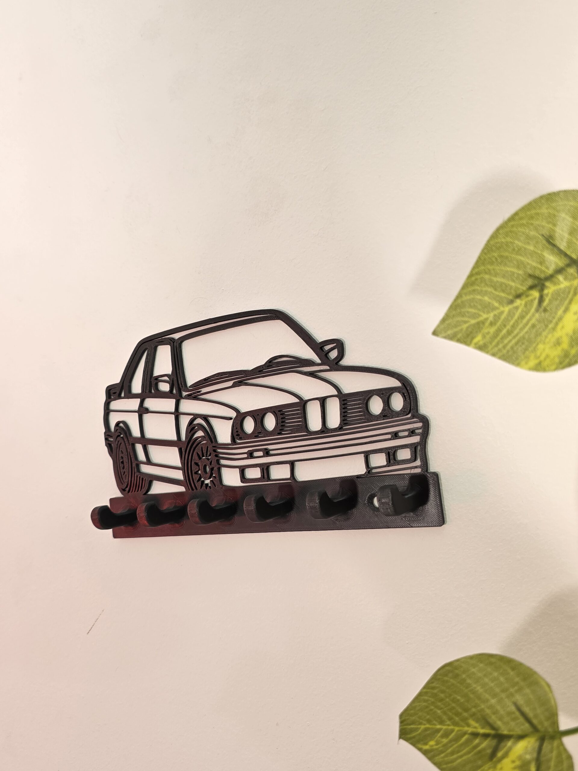 BMW E30-Inspired Car Wall Key Holder | 3D Printed Key Organizer