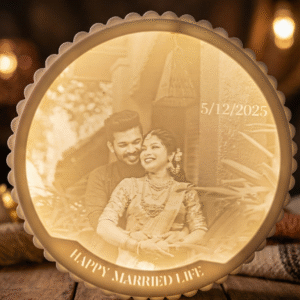 GlowFrame-Personalized 3D Printed Light Single Photo Frame